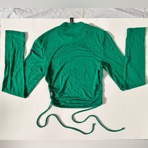 Edgy cut-out long sleeve top